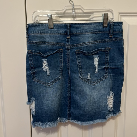 NWOT Jean mini skirt - Picture 2 of 7